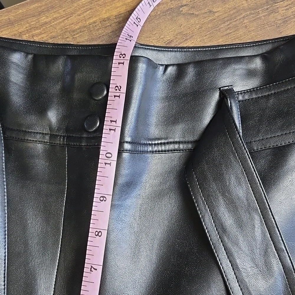 Wifred Vegan Leather Pants - Size 8